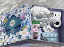 INSTAX富士instax立拍立得 一次成像相機 mini12精美禮盒 月光茉莉 含10張fafa花邊相紙 曬單實(shí)拍圖
