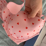 糖粒大碼內(nèi)衣女聚攏防下垂側(cè)收副乳軟鋼圈上托調(diào)整型文胸胸罩薄款 桃心粉漾-調(diào)整型 85B 曬單實拍圖