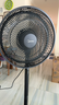 美的（Midea） 電風(fēng)扇 家用風(fēng)扇7葉落地扇立式輕音節能大風(fēng)量電扇臺扇迷你扇臺立兩用轉頁(yè)扇空氣循環(huán)扇安靜低音 經(jīng)典7葉丨扇面升級至35cm 家用落地扇 曬單實(shí)拍圖