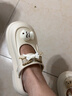 蓓沐格洞洞鞋女士外穿上班踩屎感夏季時(shí)尚百搭包頭軟底涼拖甜美蝴蝶結 瑪麗珍蝴蝶結-米白色 甜美百搭 36 -37 曬單實(shí)拍圖