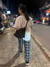 裘真植鞣（胎牛皮）雙耳hobo包休閑單肩斜挎包大容量通勤包女 咖啡色加大號（胎牛皮）5天內(nèi)發(fā) 大包 曬單實(shí)拍圖