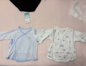 全棉時(shí)代新生嬰兒睡衣春夏滿月寶寶和尚服連體衣服和袍 不梨不棄 59碼 曬單實(shí)拍圖