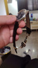天梭1853原裝T41真皮手表帶T006407B俊雅海星461力洛克蝴蝶扣表帶 黑色+銀扣 20MM 曬單實(shí)拍圖