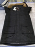 君羽戶外羽絨服男中長款男士800蓬工裝服派克服加厚防水鵝絨服D52071 黑色-男女款 M 推薦女121-135斤/男136-150斤 曬單實(shí)拍圖