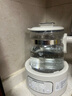 摩飛電器（Morphyrichards）全玻璃養(yǎng)生壺家用燒水壺多段控溫電熱水壺極速風(fēng)冷恒溫壺沖奶泡奶機(jī)MR5602 1.2L 椰奶白 曬單實(shí)拍圖