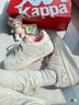 Kappa卡帕背靠背女鞋厚底板鞋女2026春季新款百搭小白鞋休閑運動(dòng)鞋子女 冬日白/奶茶粉 0106 38 (235mm) 曬單實(shí)拍圖
