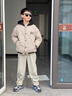 G.DUCKKIDS小黃鴨童裝男童外套秋冬款兒童棒球服男孩夾棉加厚冬裝中大童棉服 黑色 150 建議140-150cm11-12歲 曬單實(shí)拍圖