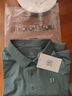 KOLON SPORT/可隆速干POLO衫 男子戶外NATURETOP熱壓防曬UPF50+運(yùn)動(dòng)吸濕短袖 LHPT4MN131-DG 深綠色 M 170/92A 曬單實(shí)拍圖