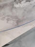 軒楹橢圓形餐桌墊軟玻璃桌布防水防油防燙pvc臺面墊伸縮折疊桌保護墊 1.4透明【五合一2025新款】 85*135cm橢圓弧形桌 曬單實拍圖