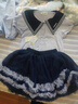 戴維貝拉（DAVE＆BELLA）【庫洛米聯(lián)名】女童套裝兒童衣服夏裝新款中大童網(wǎng)紗短裙兩件套 丁香紫【夏款】DB2241136 130 cm（建議身高120-130cm） 曬單實(shí)拍圖