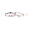 卡蒂羅卡蒂羅玫瑰物語925銀情侶戒指可調(diào)節(jié)對戒求婚520生日禮物送女友 曬單實拍圖
