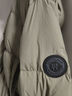 皇室童緣男童羽絨服時(shí)尚百搭袖口貼標(biāo)羽絨服童裝外套 綠色 160 曬單實(shí)拍圖