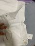 H's白色水洗全棉牛仔褲春季新品女裝寬松百搭基礎(chǔ)直筒闊腿長褲子 本白 S 曬單實拍圖