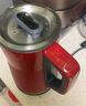 摩飛電器（Morphyrichards）電熱水壺?zé)畨責(zé)崴畨?家用恒溫水壺1.5L不銹鋼304雙層防燙實(shí)時(shí)顯溫開水壺MR6070紅 曬單實(shí)拍圖
