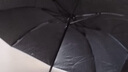 天堂傘遮陽傘太陽傘黑膠防曬傘防紫外線晴雨傘兩用女士超輕便攜UPF50+ 印象巴黎-藏青 曬單實拍圖