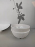 ABDT密胺小碗加厚防摔快餐湯碗商用仿瓷塑料圓形米飯碗火鍋調(diào)料碗餐具 白色 4.5英寸 出口級(jí)標(biāo)準(zhǔn) 曬單實(shí)拍圖
