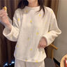 睡衣女秋冬新款2025年珊瑚絨加絨加厚家居服寬松保暖休閑圓領(lǐng)套裝 胡蘿卜米黃 【軟糯保暖升級款】 均碼 【推薦80-150斤】 曬單實(shí)拍圖