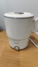 蘇泊爾（SUPOR）便攜式燒水壺電水壺折疊0.8L 旅行出差家用養(yǎng)生沖奶電熱水壺學生304不銹鋼泡面杯 SW-08J01 曬單實拍圖