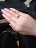 DREUD色1克拉花冠莫桑鉆戒指結(jié)婚求婚鉆戒情侶女戒指七夕情人戒送女友 50分+禮盒+證書+擦銀布 17號（閉口） 曬單實(shí)拍圖
