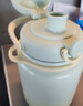 膳魔師（THERMOS）噸噸桶泡泡大肚杯316L不銹鋼便攜大容量保溫杯生日禮物TEMA 蜜瓜泡泡配杯帶 950ml 曬單實(shí)拍圖