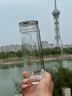 水宜生玻璃杯雙層水杯男泡茶高檔商務弱堿養(yǎng)生辦公水晶杯透明防燙微保溫 【380ml】禮盒裝 曬單實拍圖