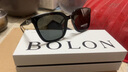 BOLON暴龍眼鏡25年新品墨鏡男款王鶴棣同款潮流太陽鏡防曬遮陽女BL3203 【明星同款】C10 亮黑色-偏光 曬單實拍圖