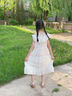 乖妮貓女童夏季裙子2025新款禮服兒童夏裝連衣裙洋氣高級(jí)女大童夏款長(zhǎng)裙 圖片色 160 碼 曬單實(shí)拍圖
