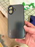 及派蘋(píng)果16手機(jī)殼新款磨砂iphone16proMax保護(hù)套蘋(píng)果16e電鍍鏡頭全包防摔16Pro男女簡(jiǎn)約高級(jí)感后外殼 【石墨黑】電鍍磨砂膚感 蘋(píng)果16 曬單實(shí)拍圖