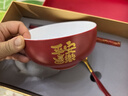 筷戈認干親碗筷禮品餐具禮盒套裝定制個(gè)人專(zhuān)屬碗周歲生日壽宴喬遷禮物 平安喜樂(lè )5寸啞光碗+筷勺【長(cháng)禮盒 曬單實(shí)拍圖