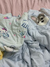 宜家（IKEA）DVALA代芙拉床笠床罩席夢(mèng)思床墊套保護(hù)罩防滑全包床單套 淡粉紅色150x200 厘米 床笠 曬單實(shí)拍圖