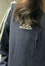 阿迪達斯 （adidas）經(jīng)典三道杠 外套 運動(dòng)服立領(lǐng) 夾克 衛衣 男女 GK9033（連帽款)深藍色 XL 曬單實(shí)拍圖