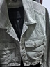 森馬（Semir）牛仔外套女短款做舊復古2024春季翻領(lǐng)夾克潮酷 綠色調00444 M 曬單實(shí)拍圖