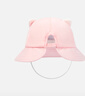 巴拉巴拉兒童帽子男女童嬰兒寶寶盆帽全棉舒適卡通造型俏皮可愛(ài)萌 粉紅60001 80cm（適用頭圍48-50cm6-18月） 曬單實(shí)拍圖