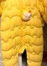 巴拉巴拉童裝嬰兒連體羽絨服輕薄羽絨服寶寶衣服2025冬裝抱衣爬服男童女童 黃色雪人-白鴨絨 90 cm-充絨量47g 曬單實(shí)拍圖