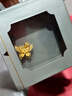 周大福 小版金絲羽蝶蝴蝶黃金吊墜(工費380)約2.65g EOF1374七夕 曬單實(shí)拍圖