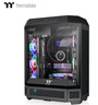 Thermaltake（Tt）The Tower 600 海景房機箱 電腦主機（MATX主板/支持背插/支持420水冷/4090顯卡/水平橫躺） 黑色 曬單實(shí)拍圖