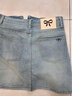 小野七天美式復(fù)古蝴蝶結(jié)刺繡牛仔半身裙女夏季辣妹包臀超短裙a字顯瘦裙子 M 【建議95-105斤】 曬單實拍圖