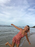 atlanticbeach2025新款度假?gòu)?fù)古法式波點(diǎn)系列連體裙式泳裝防曬海邊遮肚顯瘦泳衣 曬單實(shí)拍圖