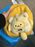 曇蓓漫幼兒園小書(shū)包男女兒童背包戶(hù)外出游玩卡通可愛(ài)雙肩包春游出門(mén)輕便 兒童幼兒園書(shū)包【黃色】 （17*21*6cm） 曬單實(shí)拍圖