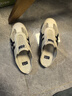 Onitsuka Tiger鬼塚虎新款半拖鞋 男女同款懶人拖鞋MEXICO 66? SABOT 1183C123 米色/深藍色 39 曬單實(shí)拍圖