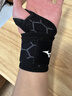 美津濃（MIZUNO） 護(hù)腕男健身護(hù)腕女護(hù)手腕護(hù)具羽毛球護(hù)腕運(yùn)動(dòng)吸汗籃球手腕套擦汗 黑色兩只裝+纏繞式固定+自由加壓 曬單實(shí)拍圖