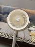 先鋒空氣循環(huán)扇家用抗菌電風(fēng)扇臺立兩用輕音節能渦輪送風(fēng)搖頭風(fēng)扇 杏白色升級語(yǔ)音款【抗菌扇葉+加高機身+8檔】 曬單實(shí)拍圖