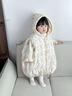心楠嬰兒斗篷外出披風(fēng)男女寶寶秋冬防披肩外套兒童保暖風(fēng)可伸手擋風(fēng)衣 森林款豆豆絨披肩斗篷 均碼 曬單實(shí)拍圖