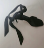 CHARLES&KEITH一字帶緞面蝴蝶結(jié)綁帶高跟涼鞋子女鞋生日七夕禮物CK1-61720177 BLACK TEXTURED黑色紋理 35 曬單實拍圖