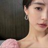 DAISY DREAM官方正品925銀針愛心耳環(huán)女方圓臉百搭耳釘簡約小眾設計精致耳飾 愛心兩戴耳環(huán)【925銀針】 曬單實拍圖