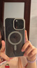 權速適用蘋(píng)果手機iPhone15新款手機殼磁吸無(wú)線(xiàn)充電iPhone14透明大孔簡(jiǎn)約高級感硅膠軟殼全包防摔保護套 灰色【磁吸硬殼/軟邊框】 iPhone15Promax 曬單實(shí)拍圖