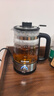 蘇泊爾（SUPOR）煮茶器養生壺 噴淋式煮茶壺燒水壺電熱水壺1升玻璃蒸茶壺 蒸茶器 泡茶壺 1L 曬單實(shí)拍圖