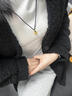 謝瑞麟黃金吊墜足金古法小胖福黃金項鏈送女友老婆七夕節(jié)生日禮物計價 足金小胖福吊墜約7克 曬單實拍圖