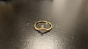 中鑫珠寶楓葉緋紫黃金戒指女士足金5G工藝鑲嵌紫色鋯石指環(huán)送女友 金重2.02克（17圈號(hào)） 曬單實(shí)拍圖