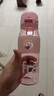 大嘴猴Tritan塑料杯男女運(yùn)動(dòng)水杯子大容量學(xué)生水壺生日禮品禮物 清透粉 560ml 曬單實(shí)拍圖